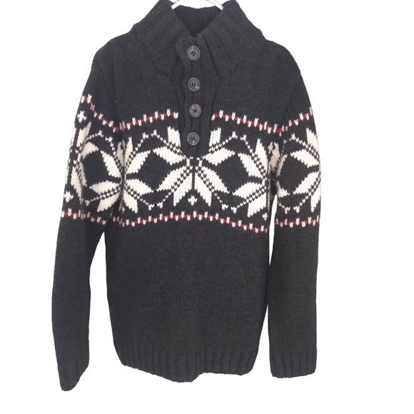 Filippo Novelli Made in Italy Thick Wool/Acrylic Quality Ski Winter Sweater SZ M - Picture 1 of 14